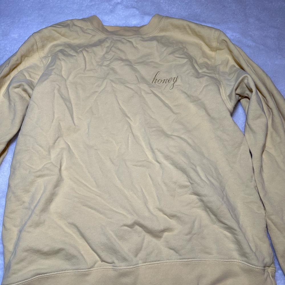 Brandy Melville Yellow Honey Crewneck